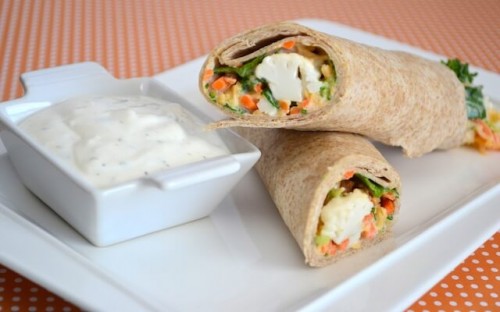 Crunchy Veggie Burritos